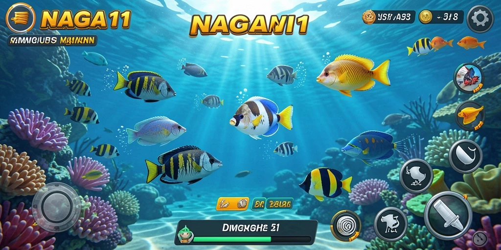 Tampilan gameplay NAGA11 yang seru dan menarik.