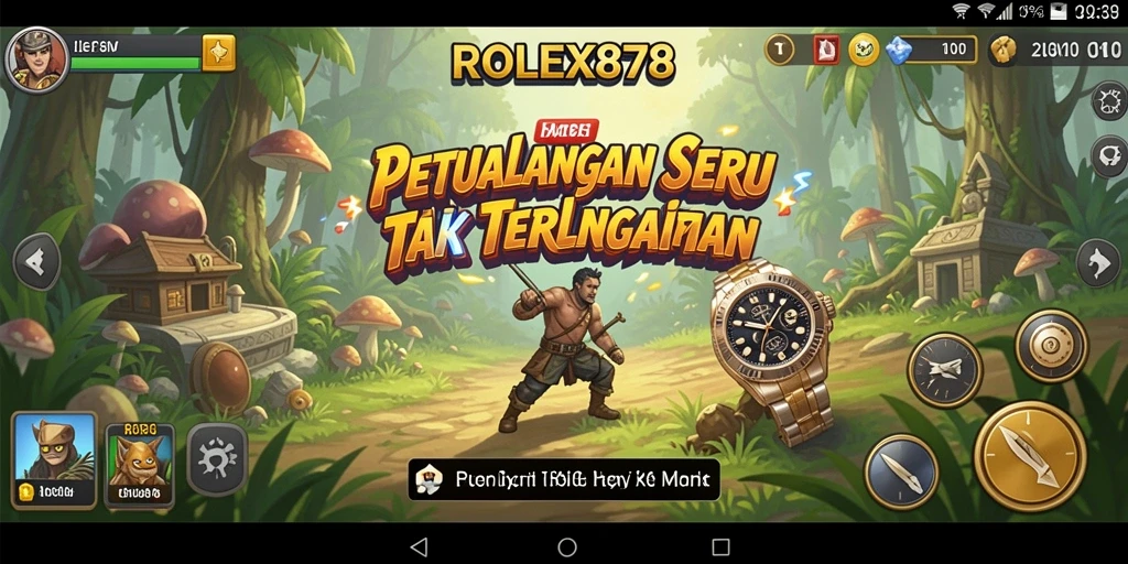 Tampilan menarik dari gameplay seru ROLEX878.