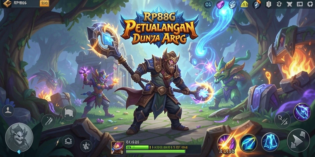 Tampilan gameplay RP886 yang seru dan mendebarkan dalam dunia ARPG.