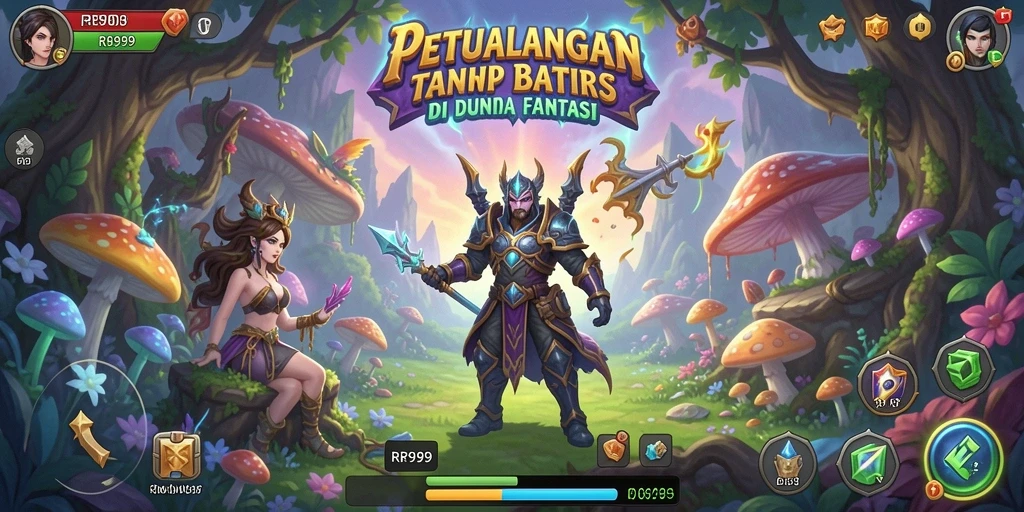 Screenshot utama RR999 menunjukkan perjalanan seru dalam dunia petualangan.