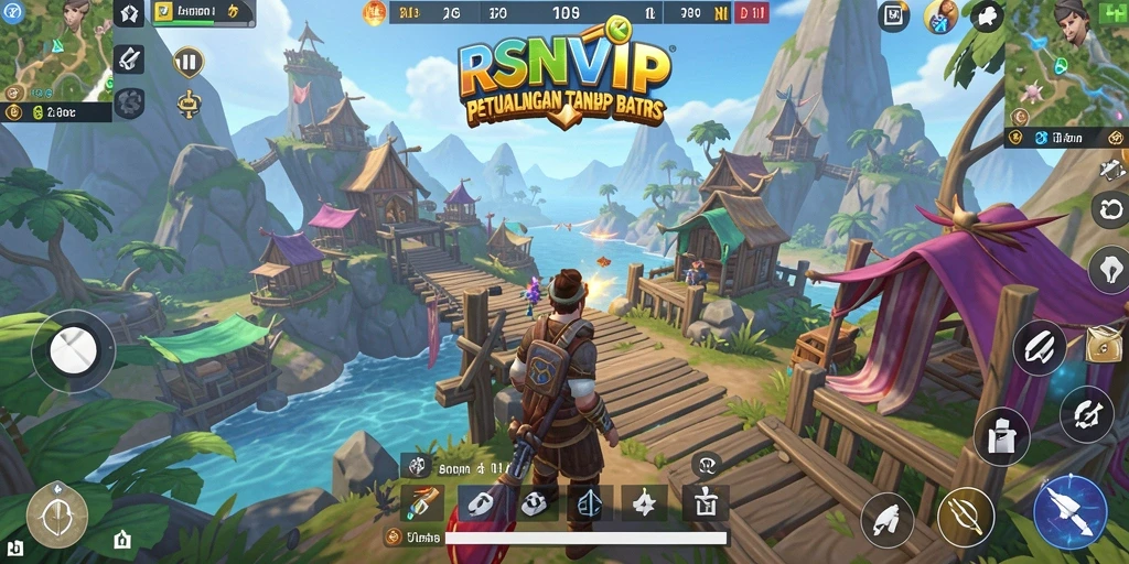 Gameplay mendalam di dunia terbuka RSNVIP, dengan petualangan yang menunggu.